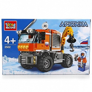 Конструктор Арктика: Вездеход-кран - 168 деталей (Город мастеров, BL-2502-Rsim)